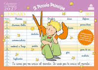 Copertina PICCOLO PRINCIPE. CALENDARIO DELLA FAMIGLIA 2027 (IL) 